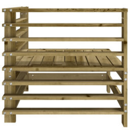 Berkfield Garden Corner Sofa Impregnated Wood Pine - thumbnail 4
