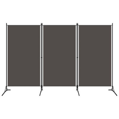 Vidaxl 3-Panel Room Divider Anthracite 260X180 Cm Room Dividers - image 1