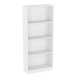 Lassic Vida Designs Cambridge White 4 Tier Large Bookcase Freestanding Shelving Unit (H)1400mm (W)600mm (D)235mm - thumbnail 8