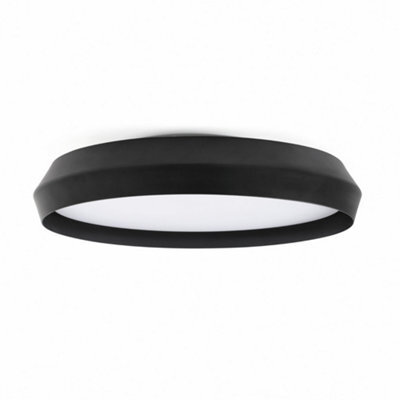 Luminosa Lighting Luminosa Shoku 600 Black, Black Wall / Ceiling Lamp 40W 2700K - image 1