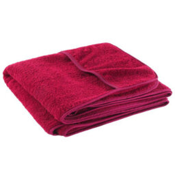 Berkfield Beach Towels 2 Pcs Burgundy 75X200 Cm Fabric 400 Gsm - thumbnail 5
