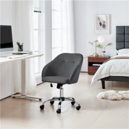 Home Office Chair Soft Swivel Velvet Chair Height Adjustable