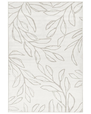Wyld And Coco Light Beige Rectangular Rug 140 X 200 Cm - Low Pile, Anti-Slip, Underfloor Heating Compatible - image 1