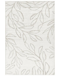 Wyld And Coco Light Beige Rectangular Rug 140 X 200 Cm - Low Pile, Anti-Slip, Underfloor Heating Compatible - thumbnail 1