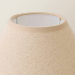 Valuelights Florie Small Natural Linen Tapered Light Shade With Scallop Trim And Bulb (D)27Cm - thumbnail 5
