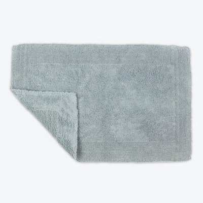 Allure Bath Fashions Elegance Reversible Heavyweight Bath Mat - Dove Grey - image 1