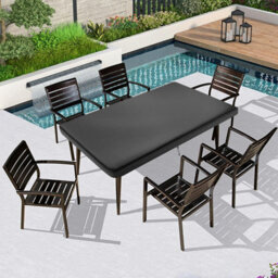 Garden Table Cover, Outdoor Furniture Waterproof And Easy To Clean For Indoor Use, Table, 150X90X15Cm - thumbnail 6