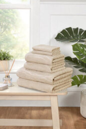 Rapport Home Safari Pure Cotton Face Cloth Towels Set Of 4 (Brown) - thumbnail 4