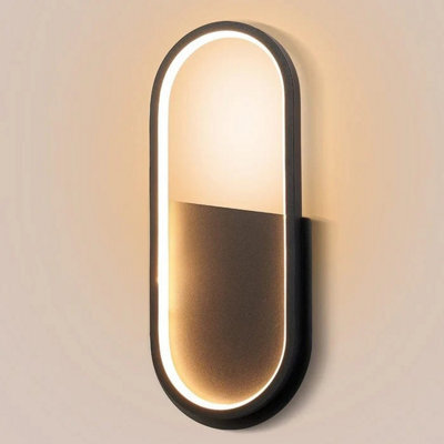 Accessotech Modern Indoor Led Wall Light Warm White 3000K Aluminium Wall Sconce For Bedroom Living Room Hallway - image 1