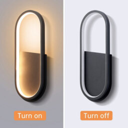Accessotech Modern Indoor Led Wall Light Warm White 3000K Aluminium Wall Sconce For Bedroom Living Room Hallway - thumbnail 3