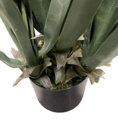 Leaf 70Cm Artificial Yucca Plant  Potted In Plastic Pot - thumbnail 4