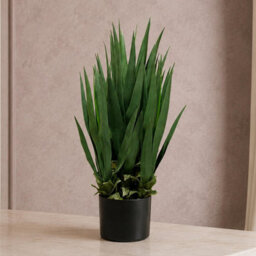 Leaf 70Cm Artificial Yucca Plant  Potted In Plastic Pot - thumbnail 2