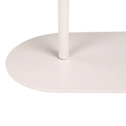 Beliani Side Table Mille Metal Off-White - thumbnail 6