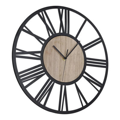 40Cm Large Wall Clock Roman Numerals - image 1