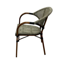 Rattan Garden Armchair, Deluxe Rattan Garden Chair, Fabric Rattan Chairs Be Furniture - thumbnail 6