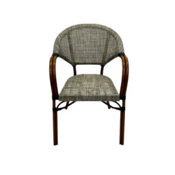 Rattan Garden Armchair, Deluxe Rattan Garden Chair, Fabric Rattan Chairs Be Furniture - thumbnail 5