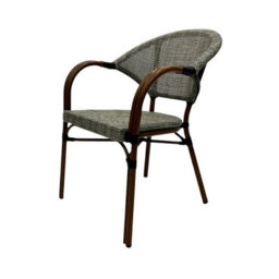 Rattan Garden Armchair, Deluxe Rattan Garden Chair, Fabric Rattan Chairs Be Furniture - thumbnail 4