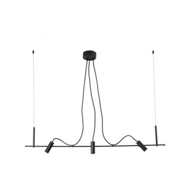 Luminosa Lighting Luminosa Clap Linear 3X6W Outdoor Pendant Ceiling Light Black Ip65 3000K - image 1