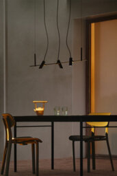 Luminosa Lighting Luminosa Clap Linear 3X6W Outdoor Pendant Ceiling Light Black Ip65 3000K - thumbnail 2