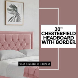 Pink Plush 3Ft Single Bed With Matttress  2 Storage Drawers And 20 Inch Borderd Headboard - thumbnail 4