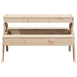Vidaxl Picnic Table For Kids 88X97X52 Cm Solid Wood Pine Picnic Tables - thumbnail 4
