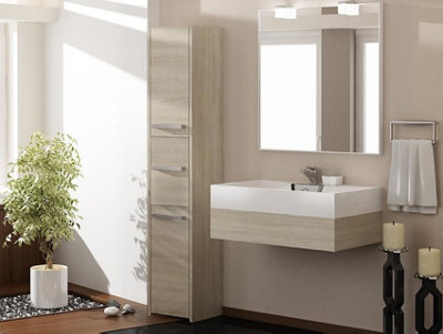 S43 Bathroom Cabinet Sonoma Oak - image 1