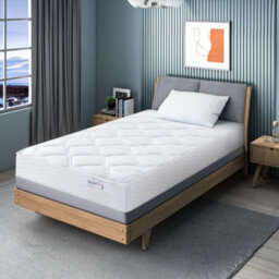 Sleepy Castle Bonnell Spring High Quality Durable Mattress 90Cm Single White - thumbnail 1