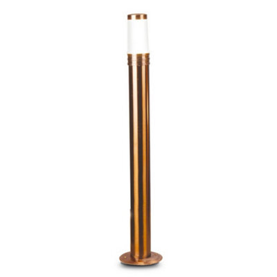 Luminosa Lighting Luminosa Inox Outdoor Bollard Brown Ip44