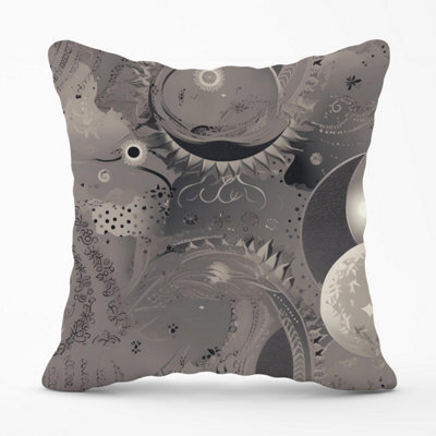 Warren Reed Designer Abstract Moon Shapes Outdoor Cushion 45Cm X 45Cm - image 1