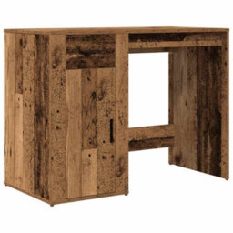 Berkfield Desk Old Wood 100X49X75 Cm Engineered Wood - thumbnail 2