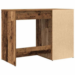 Berkfield Desk Old Wood 100X49X75 Cm Engineered Wood - thumbnail 7