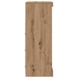 Berkfield Sideboard With Led Lights Artisan Oak 41X37X100 Cm - thumbnail 6