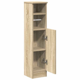 Walplus Bathroom Cabinet With Roll Holder Sonoma Oak 20.5X22X90 Cm - thumbnail 5