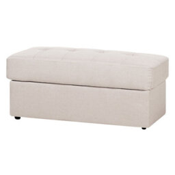 Beliani Sofa Bed 3 Seater Falster Fabric Beige With Storage - thumbnail 8