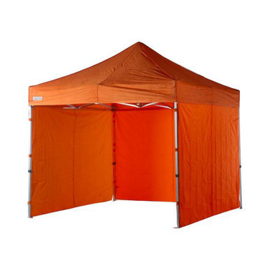 3M X 3M Heavy Duty Gazebo - Orange - image 1