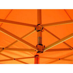 3M X 3M Heavy Duty Gazebo - Orange - thumbnail 3