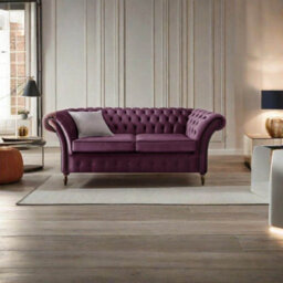 Chesterfield Beaumont 3 Seater Sofa Malta Boysenberry Purple 01 - thumbnail 3
