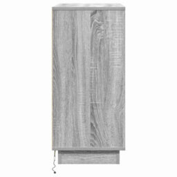 Berkfield Bedside Cabinet With Led Grey Sonoma 71X34,5X75 Cm Engineered Wood - thumbnail 7