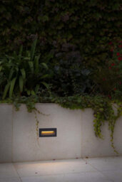 Luminosa Lighting Luminosa Mani Outdoor Recessed Wall Lamp Dark Grey Ip65 2200/ 2700/ 3200/ 4000K - thumbnail 2