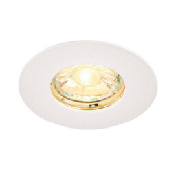 Luminosa Lighting Luminosa Speculo Led Fire Rated 1 Light Bathroom Recessed Light Matt White, Glass Ip65 - thumbnail 3