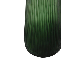 Vanity Living 42.5Cm Green Handmade Decorative Glass Bud Vase, Tall Narrow Flower Vase For Living Room - thumbnail 3