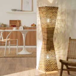 Edit Bijie Rattan Floor Lamp Natural - thumbnail 3