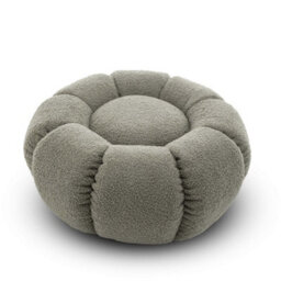 Teddy Boucle Fabric Sage Green Swivel Accent Chair With Footstool - thumbnail 8
