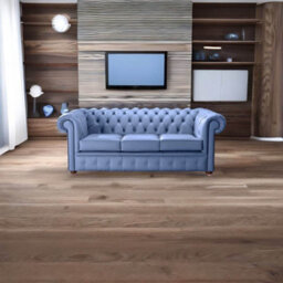 Chesterfield 3 Seater Shelly Iceblast Leather Sofa Bespoke In Classic Style - thumbnail 2