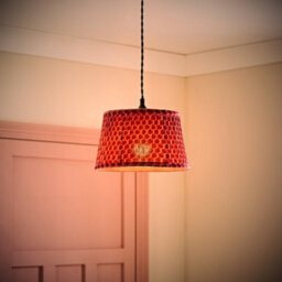 Valuelights Malina Double Pink Small Pleated Tapered Easy Fit Lamp Shade (D) 25Cm - thumbnail 2
