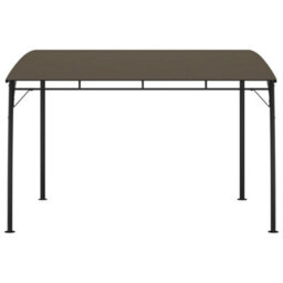 Berkfield Garden Sunshade Awning 3X3X2.55 M Taupe - thumbnail 2