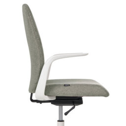 Beliani Office Chair Captain Fabric Green - thumbnail 7