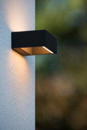 Lucide Goa Modern Wall Light Outdoor - Led - 1X6,5W 3000K - Ip54 - Anthracite - thumbnail 4