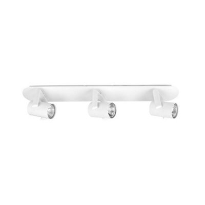 Luminosa Lighting Luminosa Modern Spotlights White 3 Light With White Matt Shade, Gu10