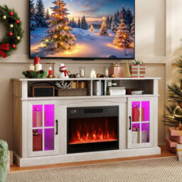 Entertainment Center For 65 Inch Tv 148Cm Fireplace Tv Stand - thumbnail 3